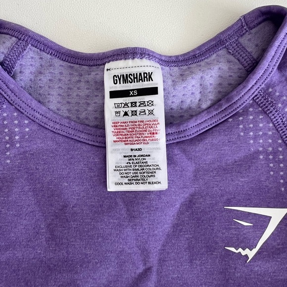 Gymshark Cropped Long Sleeve Top - Picture 3 of 3